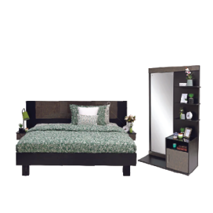 Novak - Bed With Sides & Dresser
