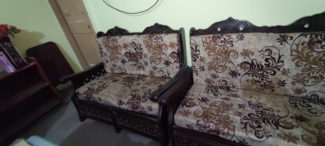 One two seater | one three seater sofas nearly new condition