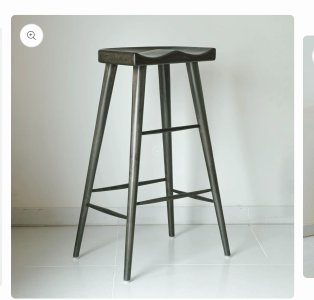 High table with bar stools