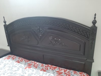 Bed Set (without mattress) and dressing table