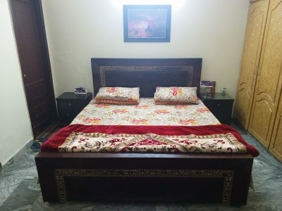 Bed with side tables for sale