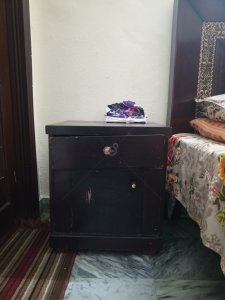 Bed with side tables for sale