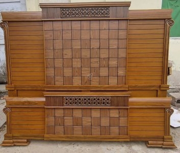 Solid Wood Sheesham Bed Set