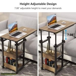 Wooden Laptop Side Table For Sofa And Bed