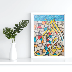 12x18 inch Calligraphy Hand-Painted Tiles – Special Sale Offer!