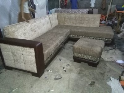 L Shab karnar sofa
