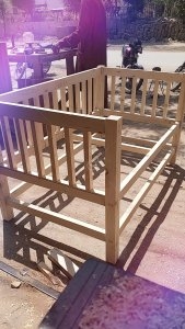 Wooden Baby Bedside Sleeper cot