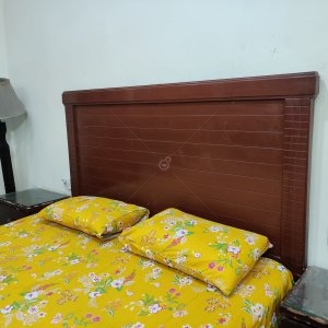 Bed set with side tables, dressing table, 3 portion wardrobe, setaer sofa is seperate