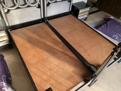 Premium Solid Wood 4-Poster Single Beds Set of 3 + mattress